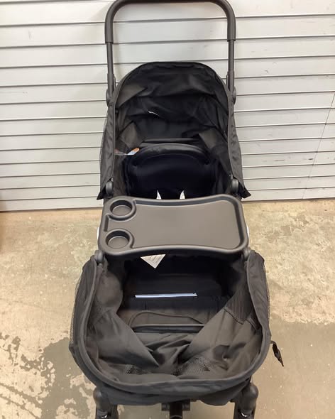 BABY JOY Wagon Stroller for 2 Kids, Collapsible Push Pull Double Stroller Wagon with Adjustable Handle Bar