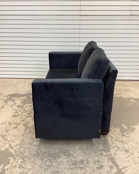 Belffin 2 Seats Modular Velvet Pull-out Loveseat Sleeper Sofa