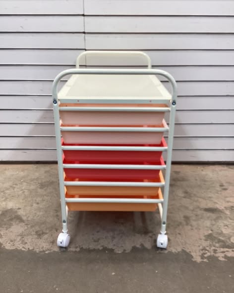Costway 9 Drawer Rolling Organizer Utility Cart