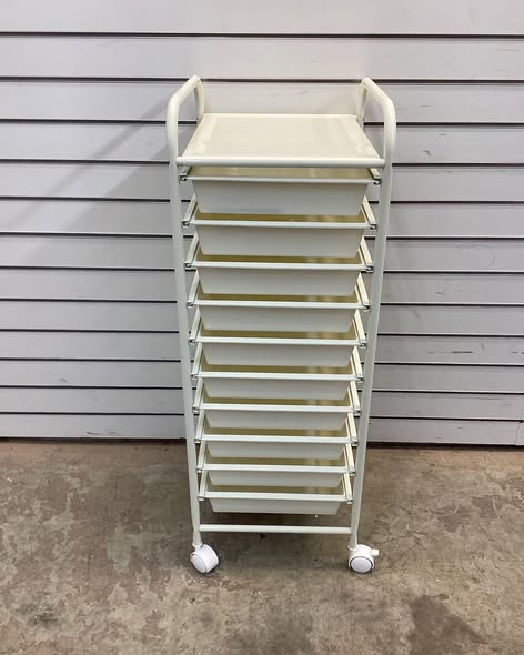 Brand new 10 Drawer Rolling Storage Cart Organizer with 4 Universal Casters