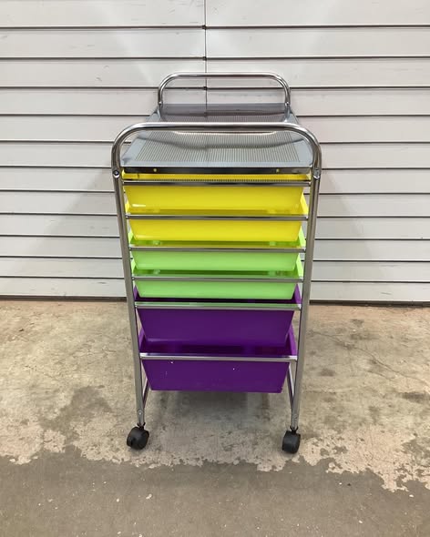 Costway - 12 Drawers Rolling Cart Storage Scrapbook Paper Studio Organizer - Multicolor
