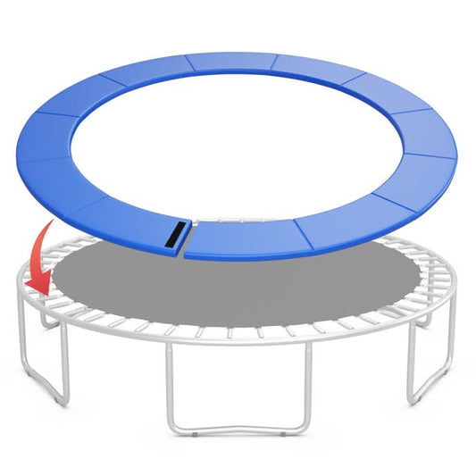 Brand new Costway TW10134BL 10 ft. Trampoline Replacement Safety Pad with Fixing Straps - Blue