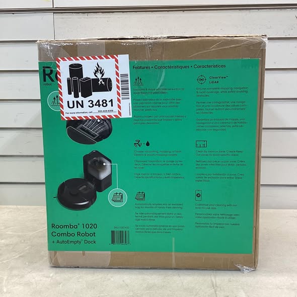 iRobot Roomba 1020 Robot Vacuum and Mop with 75 days of self-emptying