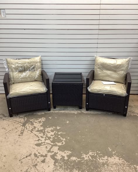 Costway 3PCS Patio Wicker Rattan Furniture Set Cushioned Sofa Coffee Table Garden