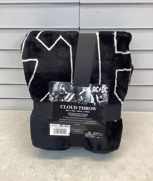 AC/DC Luxury Throw Blanket, 60" x 70"