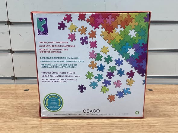 Buffalo Games Interlocking Jigsaw Puzzle, 1000 pc. “Colorful Quilts”