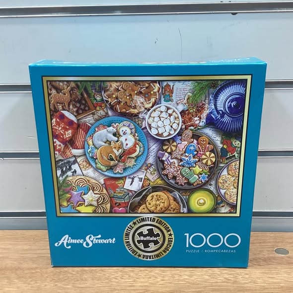 Buffalo Games Interlocking Jigsaw Puzzle, 1000 pc. “Cookies and Cocoa”