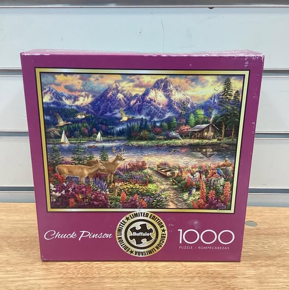 Buffalo Games Interlocking Jigsaw Puzzle, 1000 pc. “Spring Mountain Majesty”