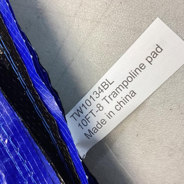 Brand new Costway TW10134BL 10 ft. Trampoline Replacement Safety Pad with Fixing Straps - Blue