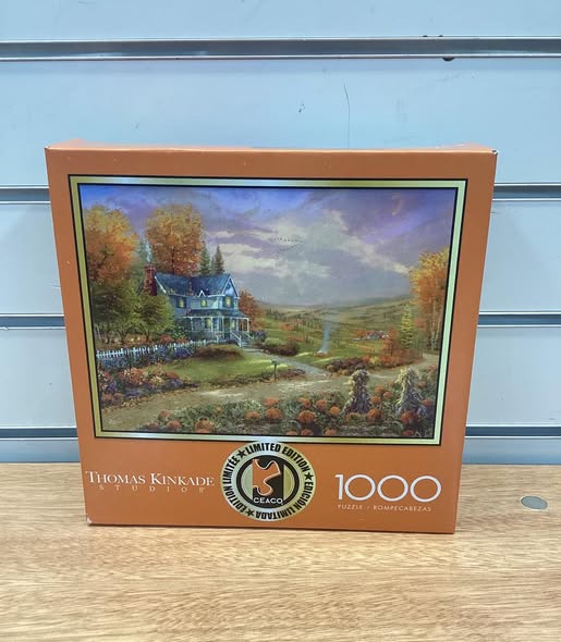 Buffalo Games Interlocking Jigsaw Puzzle, 1000 pc. “Autumn at Apple Hill Peaceful Valley Vineyard”