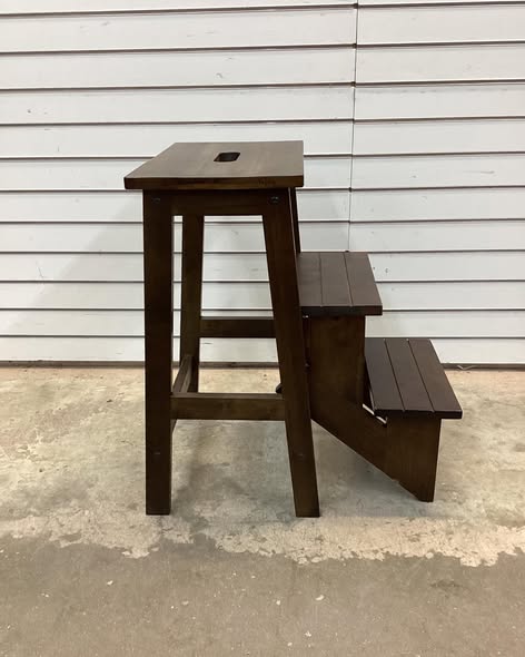 3 - Step Solid Wood Lightweight Folding Small Step Ladder