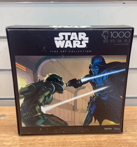 Buffalo Games Interlocking Jigsaw Puzzle, 1000 pc. “Lightsaber Duel”