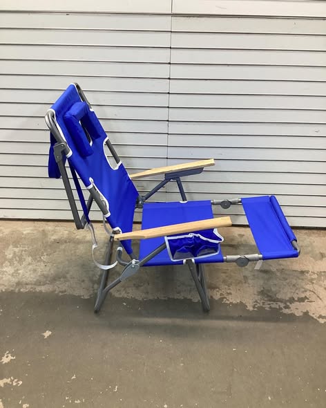 3-IN-1 Foldable Beach Chair with Footrest and Adjustable Backrest