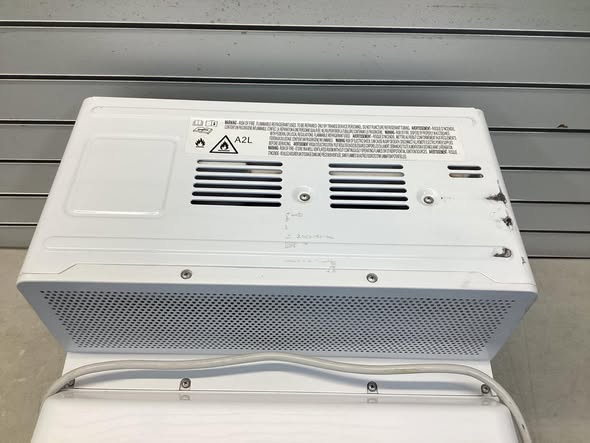 Lightly Used Vissani 12,000 (DOE) BTU 115-Volt Window Air Conditioner for 550 sq. ft. Rooms with Remote in White