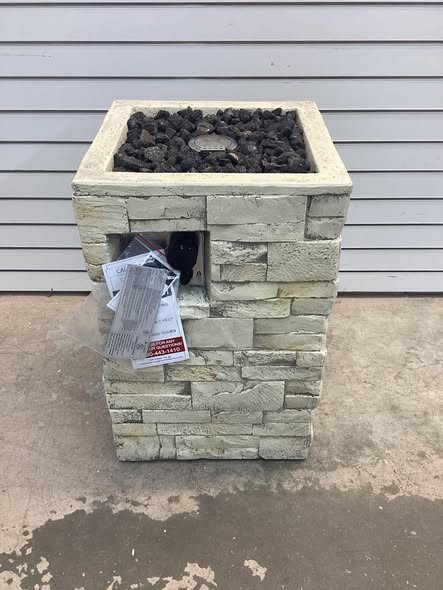Threshold Outdoor Gas Fire Column
