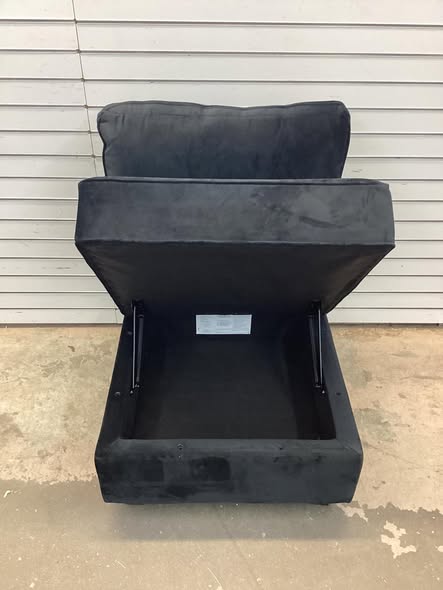 Nakash 26.4'' Wide Upholstered Chair with Back Pillow and Storage