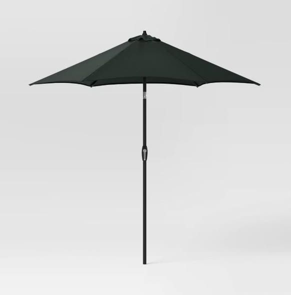 Room Essentials 9' Round Outdoor Patio Market Umbrella