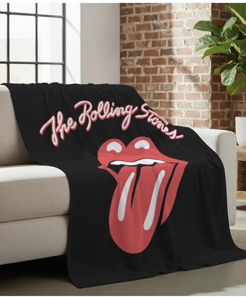 Rolling Stones Luxury Throw Blanket, 60" x 70"