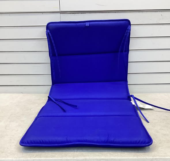 Room Essentials 20"x23" Solid Chair Cushion in Blue