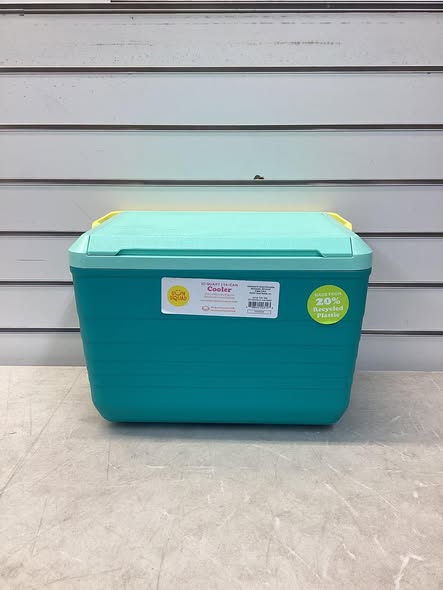 14 Cans/10qt Hard Sided Cooler - Sun Squad™ Green: 20% Recycled Plastic, Polypropylene Liner