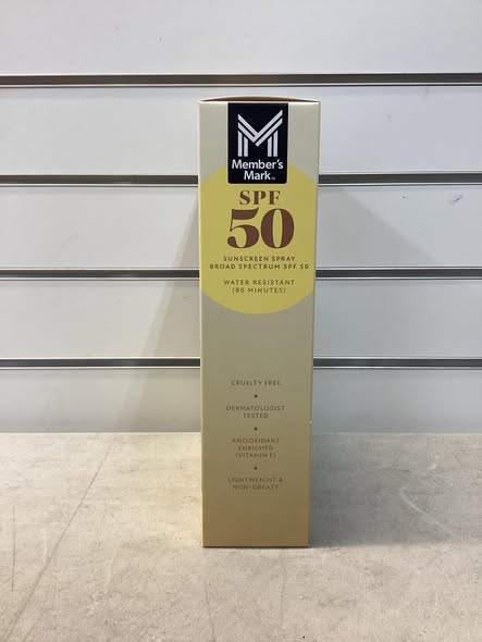 Member's Mark Sunscreen Spray, SPF 50, 9.1 oz., 3 pk.