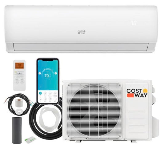 EchoCool Series 11500 BTU 115V Mini Split Air Conditioner and Heat Pump System
