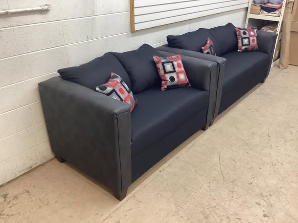 Brand New Fabric Couch and Loveseat Set