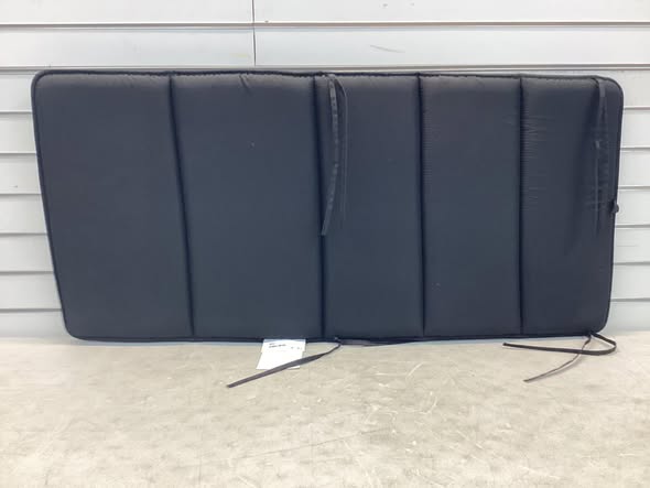 Room Essentials 20"x43" Outdoor Chair Cushion in Black