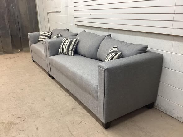 Brand New Fabric Couch and Loveseat Set