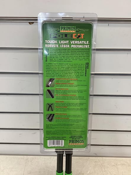 Primos Pole Cat Short Bipod Shooting Stick - 16-38"