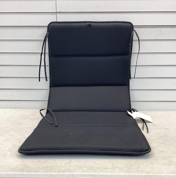 Room Essentials 20"x43" Outdoor Chair Cushion in Black