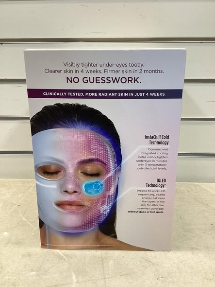 Shark CryoGlow Under-Eye Cooling + LED Anti-Aging & Skin Clearing Face Mask