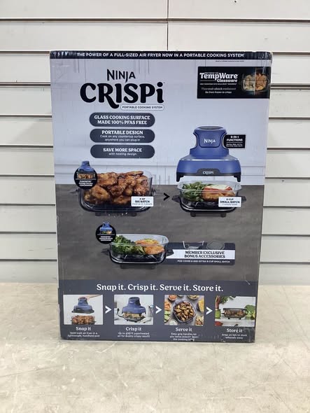 Ninja Crispi 5-in-1 Portable Glass Air Fryer Cooking System