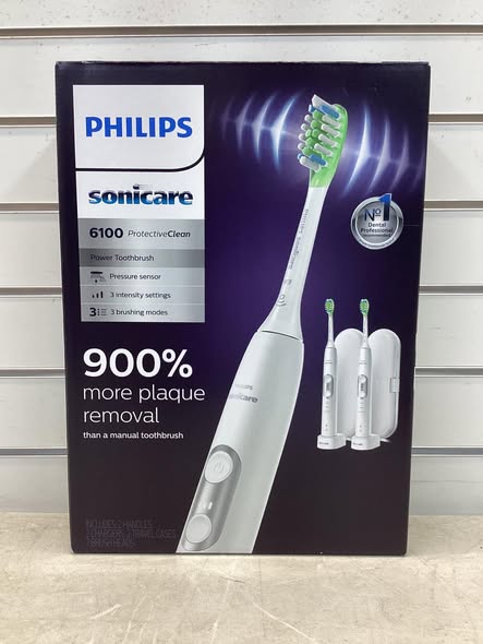 Philips Sonicare 6100 ProtectiveClean Power Toothbrush, 2 pk.