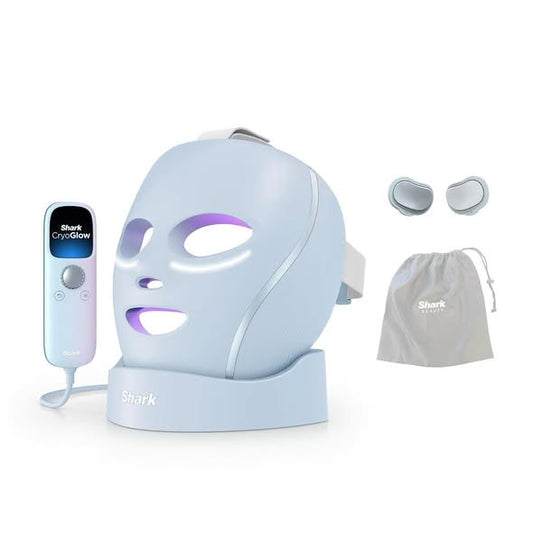 Shark CryoGlow Under-Eye Cooling + LED Anti-Aging & Skin Clearing Face Mask