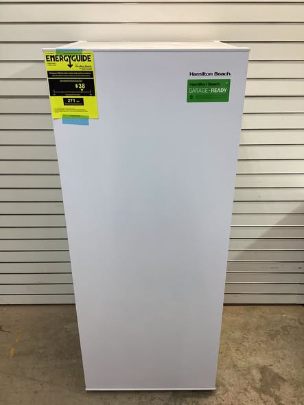 Hamilton Beach 10 cu. ft. Manual Defrost Upright Freezer in White