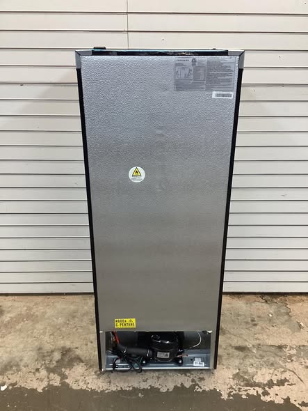 Frigidaire 7.3 cu. ft. 23.46 in wide 2-Door Mini Refrigerator in Platinum Steel with Freezer With built in beverage dispenser