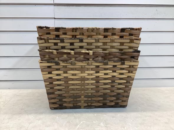 Member's Mark Decorative Woven Storage Baskets Set of 4