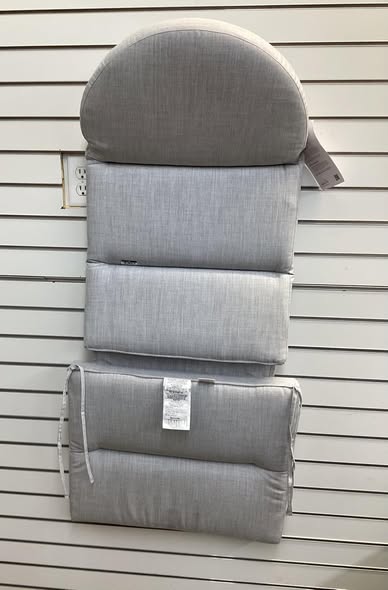 Peak Season Adirondack Cushion in Gray