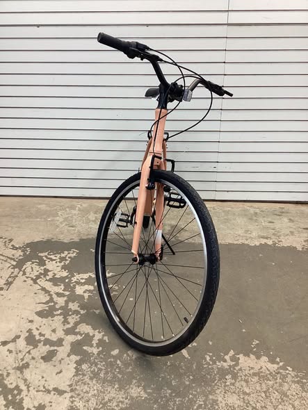 Batch Step-Thru Comfort 28" Bicycle in Gloss Dusty Rose Color
