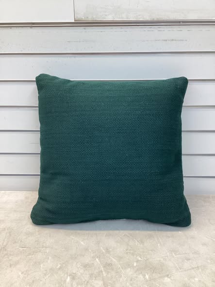 Threshold 18"x18" Variegated Solid Square Outdoor Throw Pillow - Dark Green