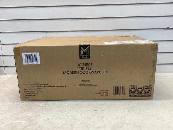 Member's Mark 10-Piece Modern Tri-ply Cookware Set