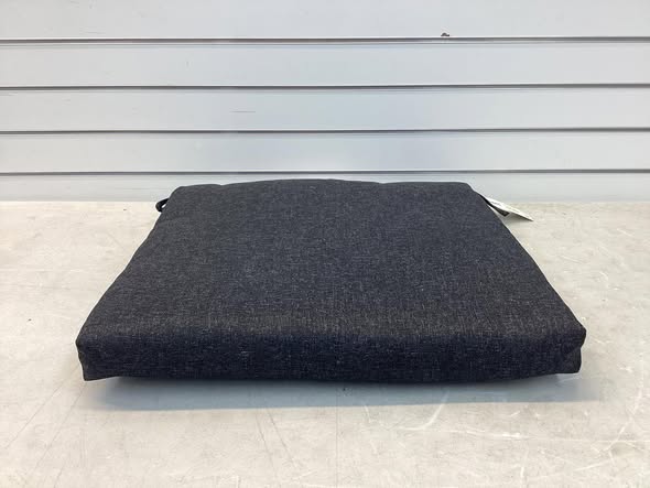 Threshold 18"x20" Solid Woven Outdoor Chair Seat Cushion - Black