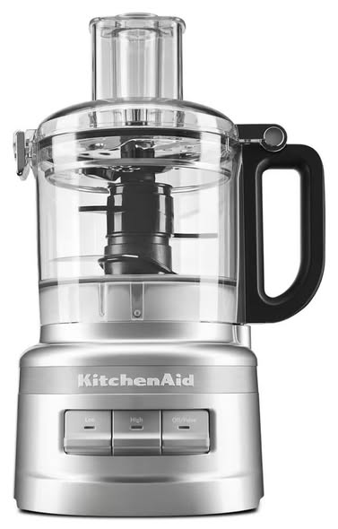 KitchenAid 7-Cup Food Processor with Assorted Blades in Contour Silver