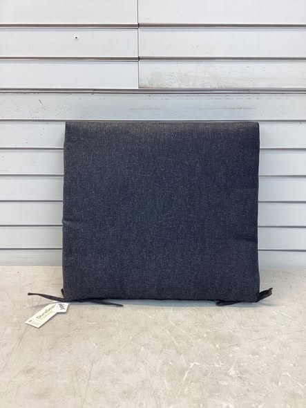 Threshold 18"x20" Solid Woven Outdoor Chair Seat Cushion - Black