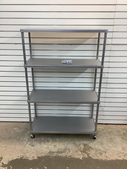 Seville Classics 4-Tier Steel Wire Shelving, 36" W x 14" D x 56.5"H