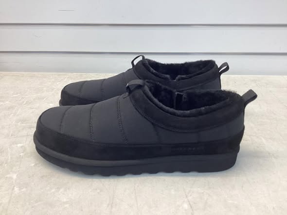 Skechers Men's Lightweight Slip-On House Shoe with Luxe Foam Insoles - Size 12