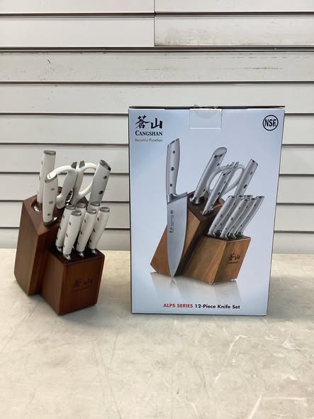 Cangshan 12-Piece German Steel Forged Knife Block Set