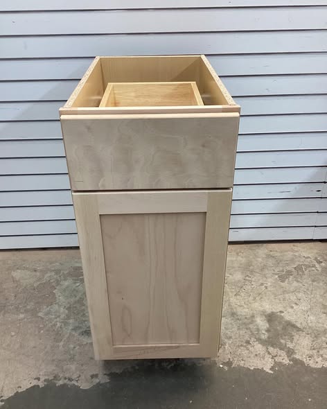 Hampton Bay 15”W x 24”D x 34.5”H Base Kitchen Cabinet -Unfinished