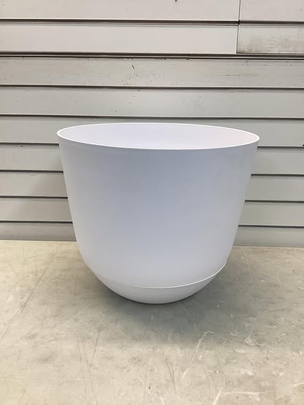 Self-Watering Plastic Indoor Outdoor Planter Pot White 16"x16" - Room Essentials